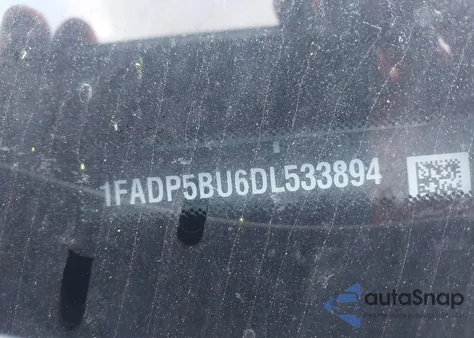 2013 Ford C-Max Hybrid Sel from USA, damaged, VIN 1FADP5BU6DL533894